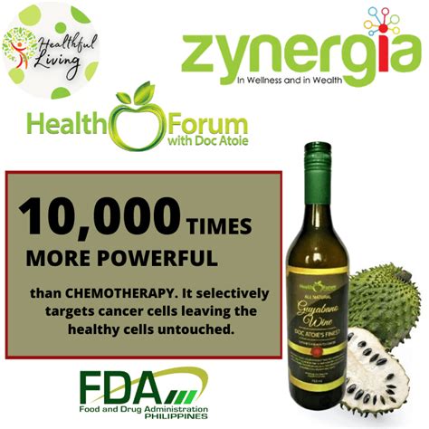 zynergia bad reviews|Doc Atoie’s Guyabano wine isn’t treatment for cancer .